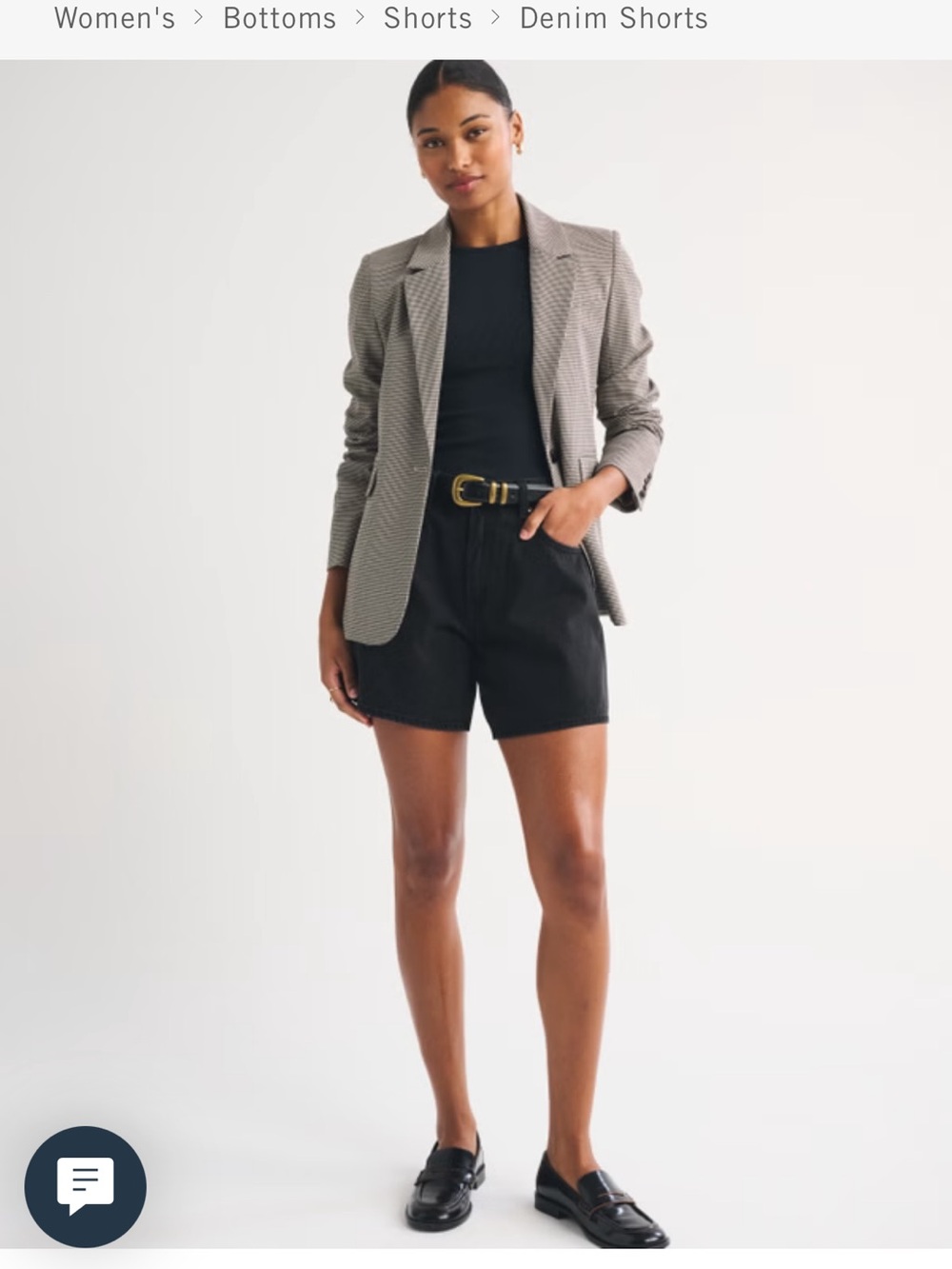 Curve Love high rise loose short